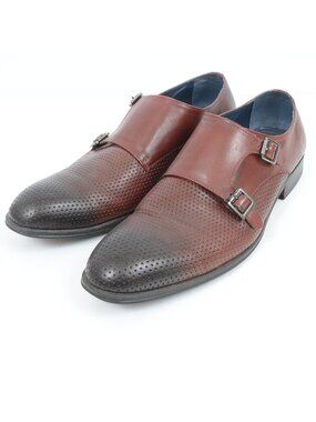 Vintage Foundry Co. Men's 9.5 Newport Monk Strap Ombre Leather Loafer Oxford